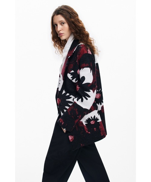Desigual デジグアルチェスターコート Desigual コート チェスターコート NAPOLES マドラスチェック
