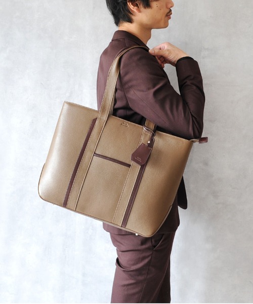 SEEKER（シーカー） トートバッグ 「EDGE」コンビレザー トートバッグ