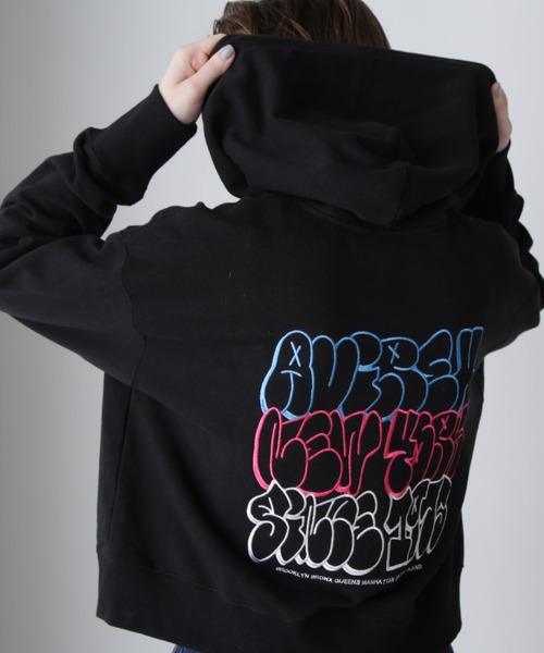 【ブラックストリート】AVIREX プリント プルオーバーパーカー　他6点 AVIREX パーカー PULL PARKA GRAFFITI AVIREX/プルパーカー