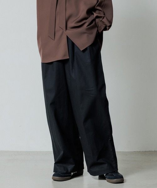 ADAM ET ROPE'（アダムエロペ） パンツ 「ZOZO限定」2タック ワイド