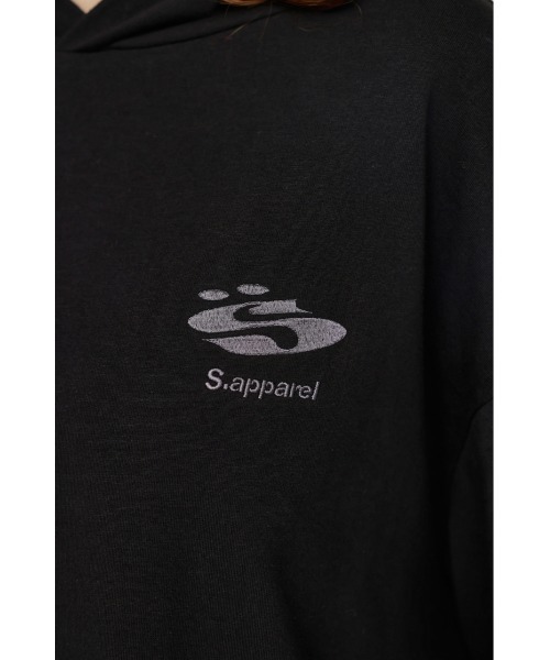 パーカー OVER SIZE HOODED T/SH オーバー サイズ フーディド Tシャツ レディース SLY パーカー OVER SIZE HOODED T/SH オーバー サイズ