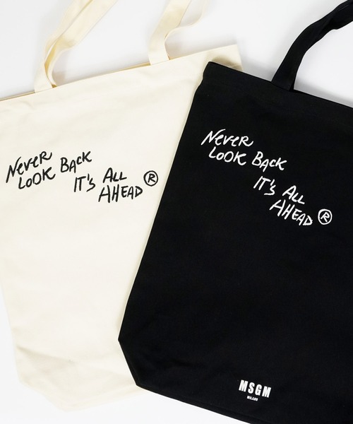 MSGM（エムエスジーエム） トートバッグ 「New」MSGM NEVER LOOK BACK