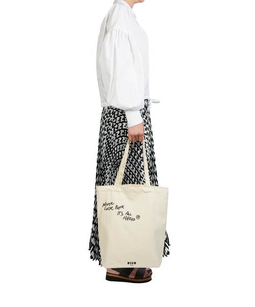 MSGM（エムエスジーエム） トートバッグ 「New」MSGM NEVER LOOK BACK