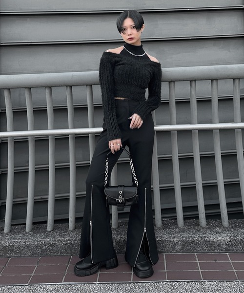 LVEU.（ラブユ） スラックス パンツ レディース : ZOZOTOWN Yahoo!店