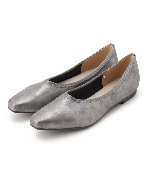 SHOO・LA・RUE パンプス 「22.5cm〜25.0cm」伸びる！快適