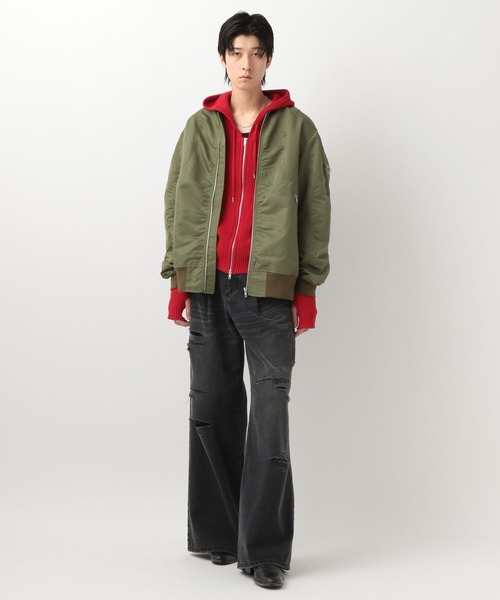 BLAYMORE ma1 ma-1 Wave Gathers MA-1 / ギャザー仕様 ウェーブ切替