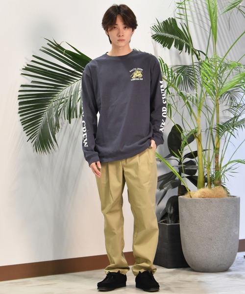 5/6限定値下　BEARDSLEY バックプリーツ 長袖Tシャツ SALTY CREW tシャツ CREW/ソルティークルー ロンT/長袖Tシャツ