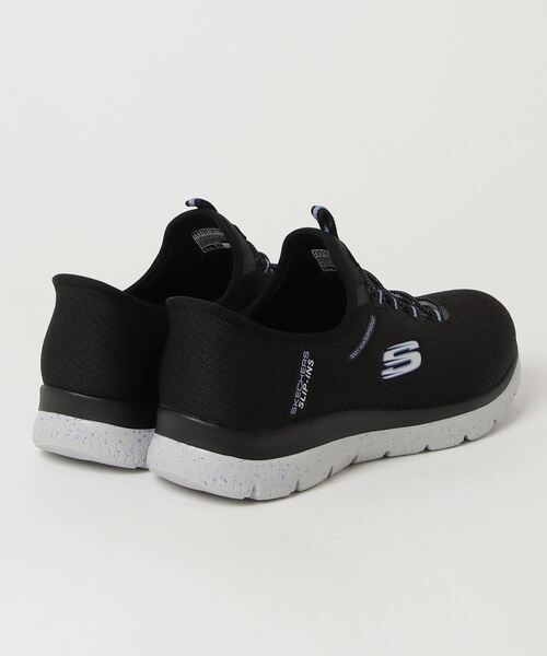 【美品】SKECHERS 黒 ブラック スニーカー スケッチャーズ 23.5 スケッチャーズ SKECHERS スニーカー スケッチャーズ SKECHERS