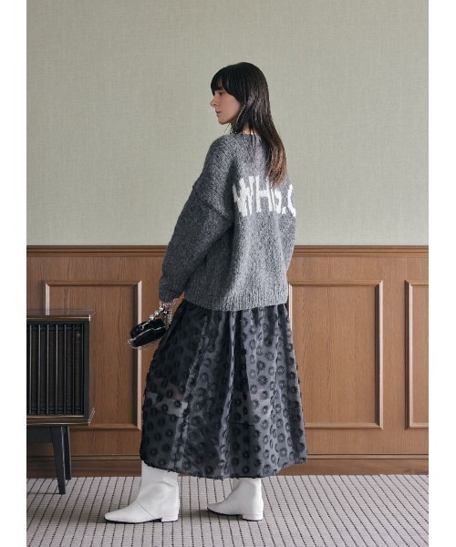 COEL ニット セーター アルパカ手編みバックロゴニット