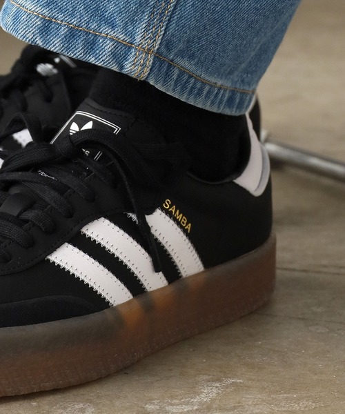 adidas Sambae ブラック/ホワイト スニーカー adidas スニーカー adidas/アディダス SAMBAE W メンズ