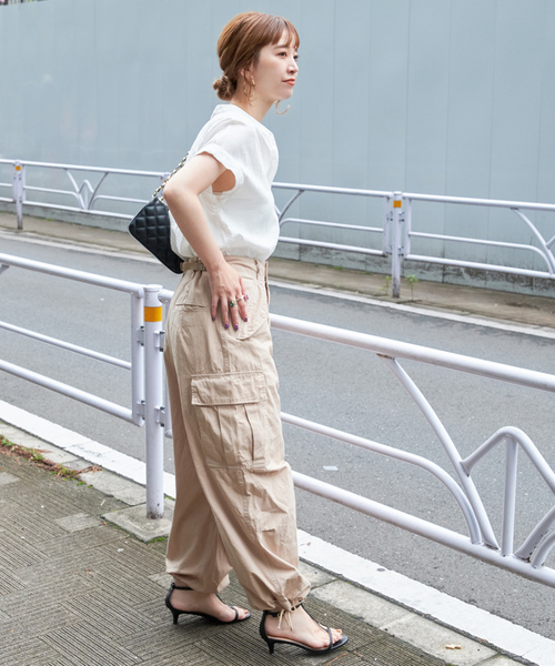 「B.C STOCK」 「Simplicite」半袖ブラウス FREE ホワイト レディース B.C STOCK 「B.C STOCK」 「Simplicite」半袖ブラウス FREE