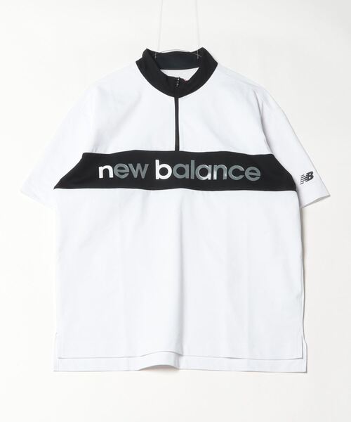 【爆売り！】 シャツ Balance New ニューバランス NECK MOCK ZIP HALF メンズウェア