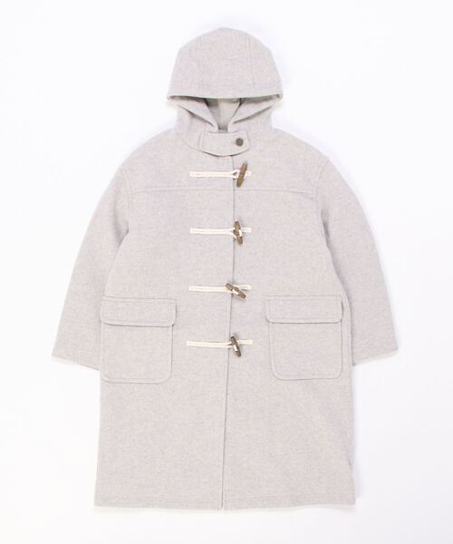 coen（コーエン） ダッフルコート L ライトグレー レディース