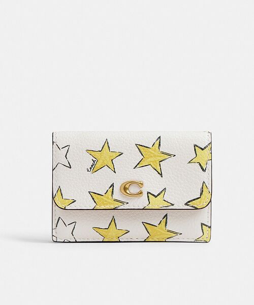 【 COACH 】 エッセンシャル スター トライフォールドウォレット COACH 財布 エッセンシャル ミニ トライフォールド ウォレット
