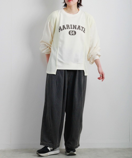 ハグオーワー⭐︎ バルーンデニムパンツ アイボリー新品 バルーンデニムパンツ | HUG O WaR ONLINE STORE
