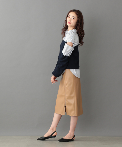 「CAST:」 スカート L ベージュ系その他 レディース_画像6