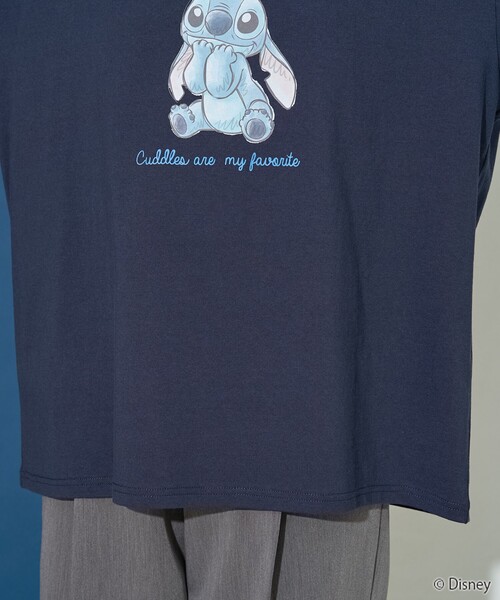 tシャツ スティッチデザインプリントTee レディース FREAK'S STORE tシャツ 限定展開/別注/Stitch/スティッチ ハート