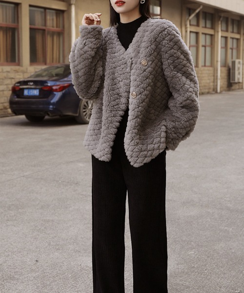 「Jasmine Grandiflorum」 ノーカラージャケット SMALL ホワイト レディース_画像4