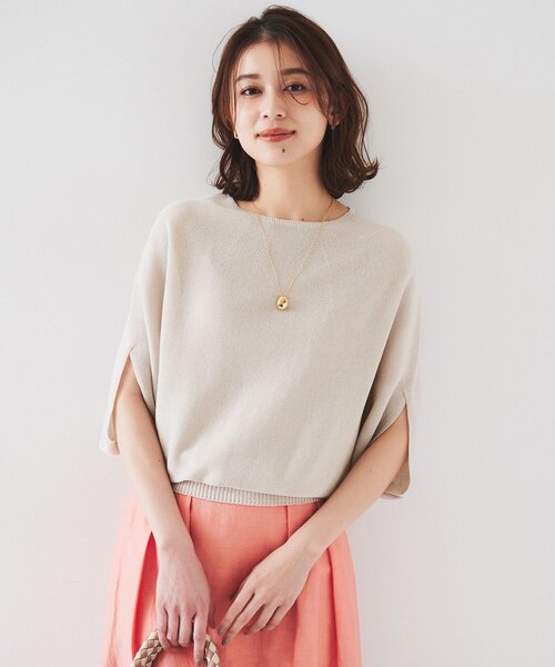 ニット セーター Wide rib sleeveless pullover レディース FIKA. ニット セーター Wide rib sleeveless pullover