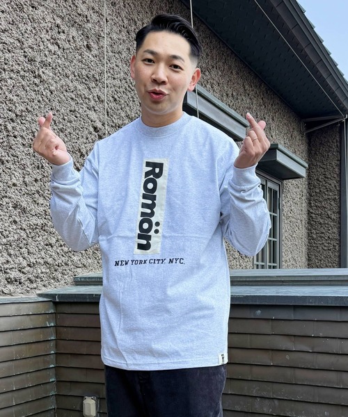tシャツ Romon O/E Ragid L/S T-shirts(タテRomon) レディース メンズ