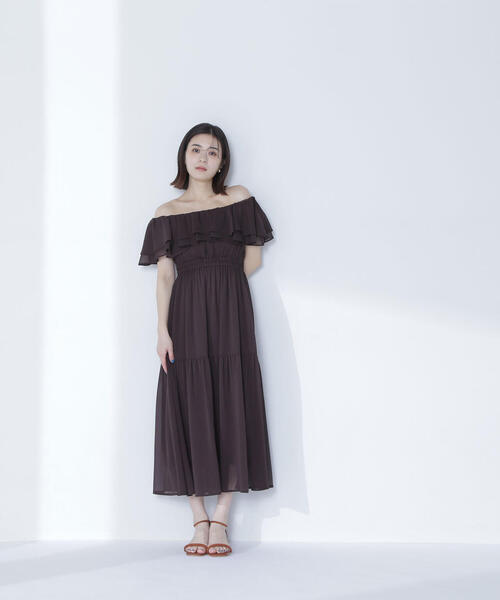 NATURAL BEAUTY BASIC ワンピース 「美人百花掲載」楊柳