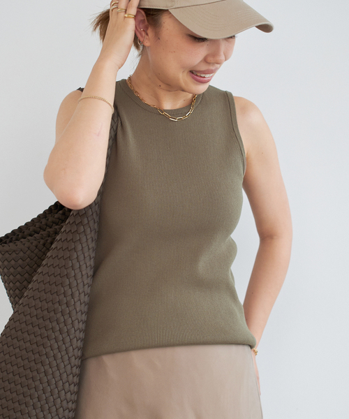 【新品・タグ付き】DINER B CROP タンクトップ Diner B CROP タンクトップ（タンクトップ）｜MUSE de Deuxieme