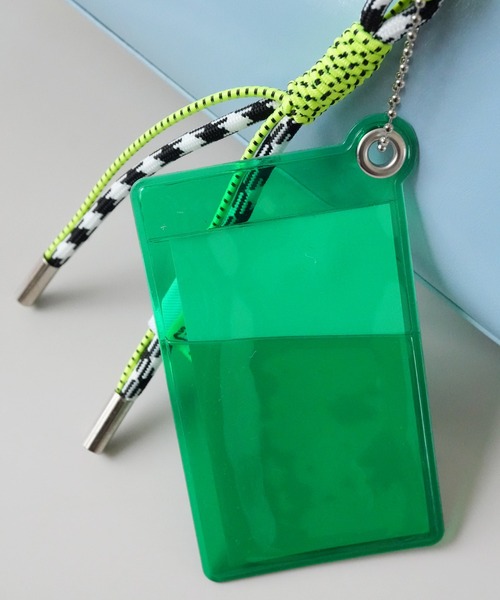 Port（ポート） カードケース 「 」 ストラップ付き ビビットカラー