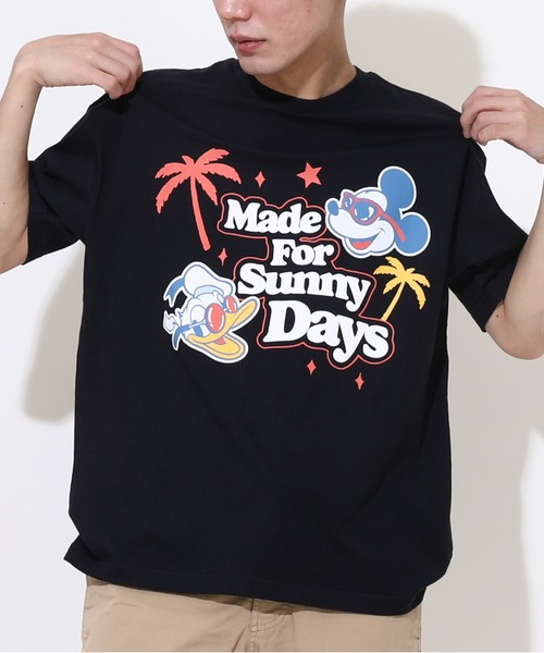 ディズニーキャラクター Tシャツ 100cm以上 Disney tシャツ 「綿100％」 親子お揃い ディズニー バック