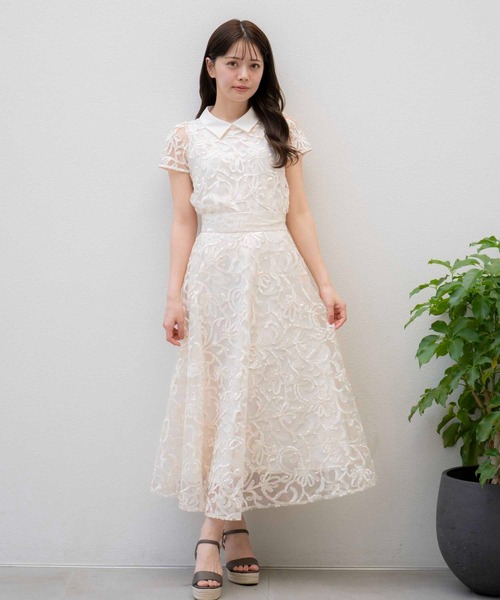 Noela❤︎ミックスストライプ刺繍スカート 5532050_LL.jpg