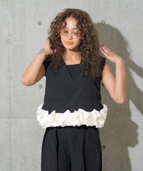 DONOBAN（ドノバン） ドレス 「ANDRESD」whip hem set up dress