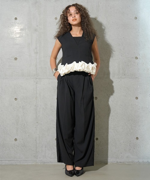 DONOBAN（ドノバン） ドレス 「ANDRESD」whip hem set up dress