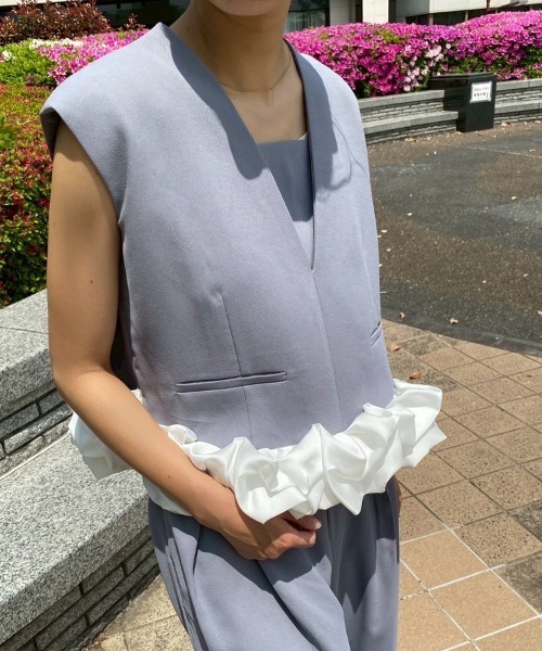 DONOBAN（ドノバン） ドレス 「ANDRESD」whip hem set up dress
