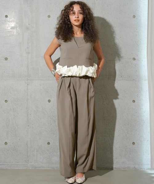 DONOBAN（ドノバン） ドレス 「ANDRESD」whip hem set up dress