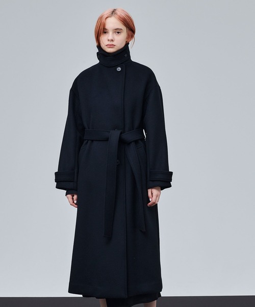 ☆【美品】UNITED TOKYO ロングチェスターコート ブラック☆ UNITED TOKYO（ユナイテッドトウキョウ） チェスターコート 1 ブラック