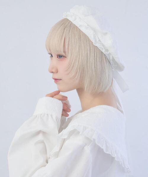 Whinny 帽子 ベレー帽 Whinny/ぷあぷあ綿雲日和 レディース