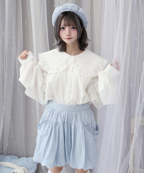 Whinny ワンピース ベレー帽 Whinny 帽子 ベレー帽 Whinny/ぷあぷあ綿雲日和 レディース