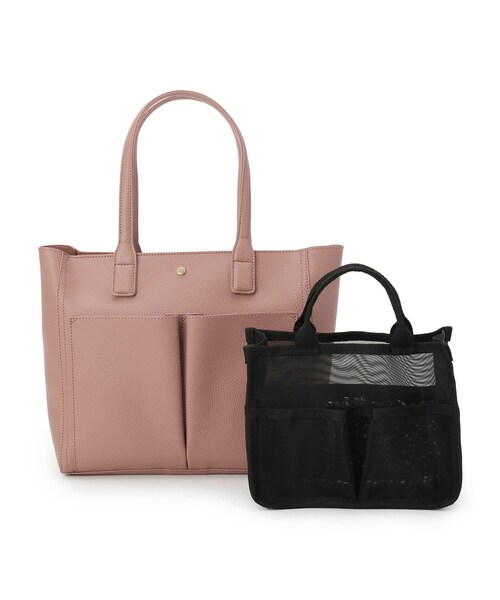 ITS'DEMO トートバッグ バッグイン付A4トート レディース