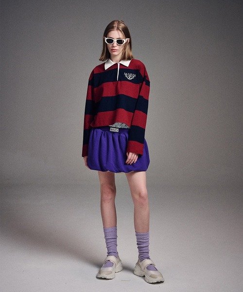 Mardi Mercredi（マルディメクルディ） ポロシャツ ポロ RUGBY SHIRT