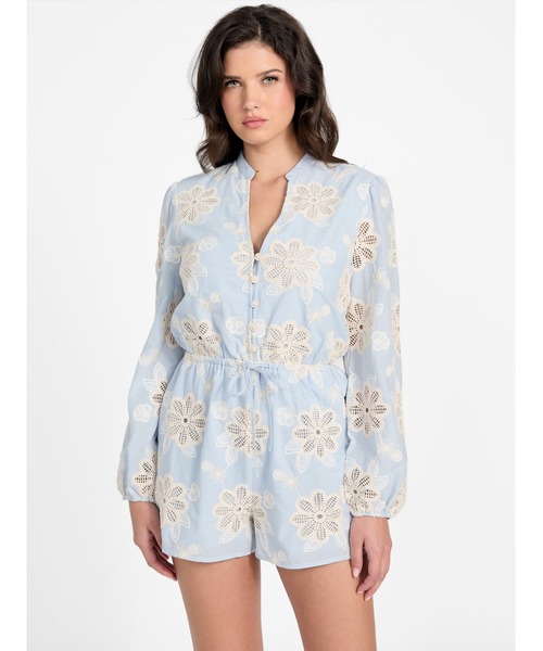 GUESS（ゲス） オールインワン HAZEL Voile Romper ロンパー