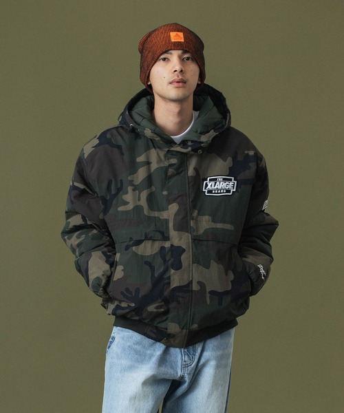 XLARGE ナイロンジャケット 黒 M XLARGE ナイロンジャケット NYLON PUFFER JACKET メンズ