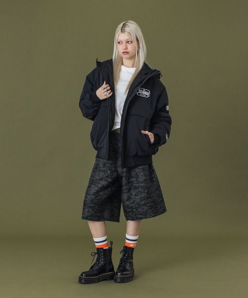 xlarge 中綿ミドル丈ブルゾン　アウター XLARGE ナイロンジャケット NYLON PUFFER JACKET メンズ