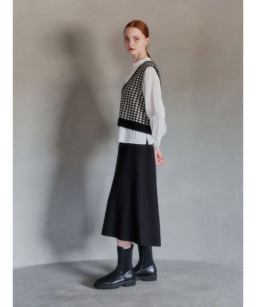 YECCA VECCA（イェッカヴェッカ） ロングスカート S ブルー レディース