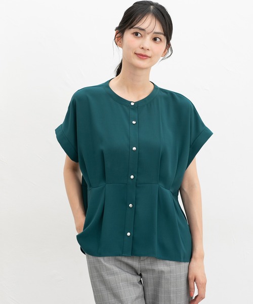 Honeys ブラウス シャツ ウエストタックブラウス レディース