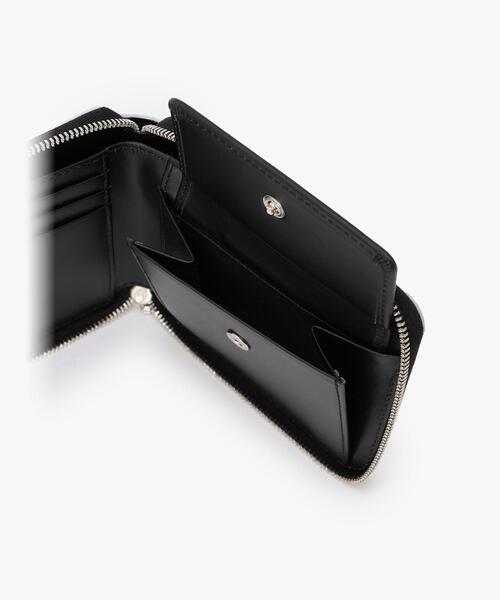 agnes b. シルバーロゴ　エンボス加工　本革　二つ折り財布 楽天市場】アニエスベー ボヤージュ HW11-01 二つ折り財布 本革