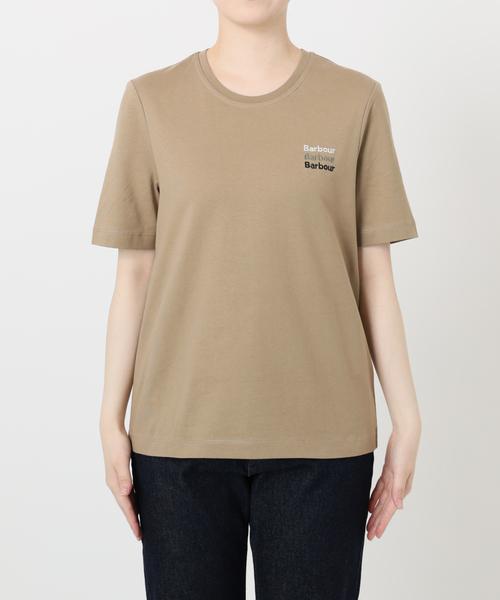 tシャツ BARBOUR/バブアー Penshaw T-Shirt LTS0676BE51/LTS0676W レディース