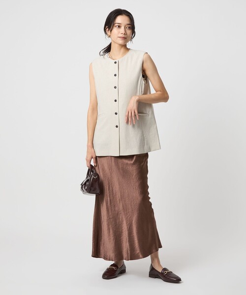 新品未使用green label relaxing サテン ナロー スカート green label relaxing スカート サテン ナロー : ZOZOTOWN Yahoo