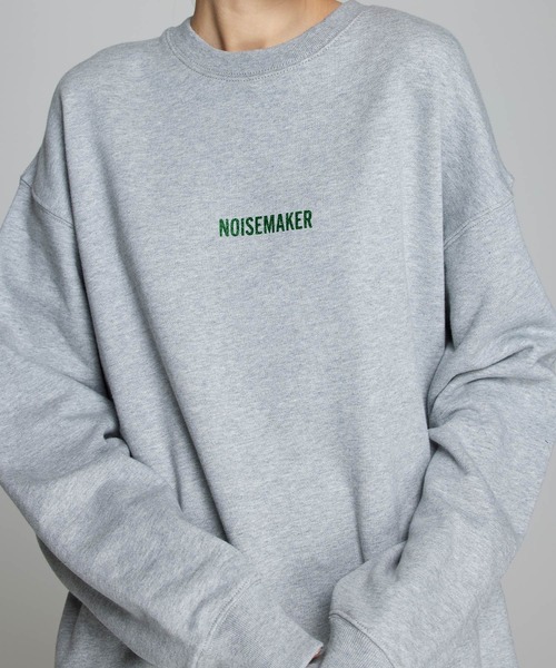 「NOISE MAKER」 スウェットカットソー 36 グレー レディース_画像3