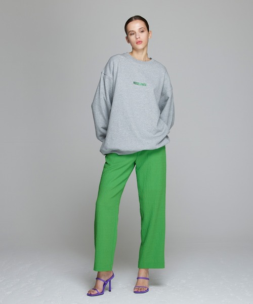 「NOISE MAKER」 スウェットカットソー 36 グレー レディース_画像6