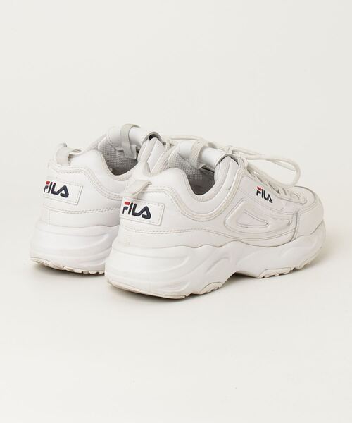 [FILA] low cut спортивные туфли 24.0cm белый мужской 