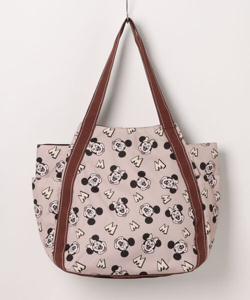 Disney トートバッグ Disneyファスナー付バルーントート
